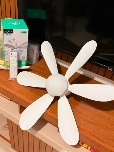 Ventilador de Teto com Lâmpada