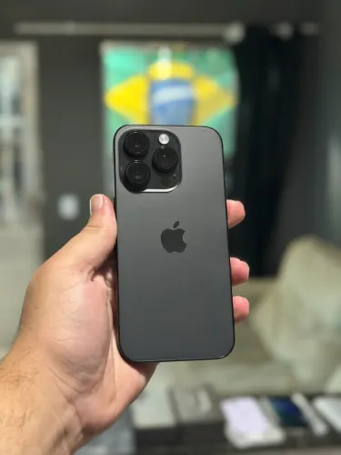 iPhone 14 Pro preto 128 Gb 6 meses de garantia 