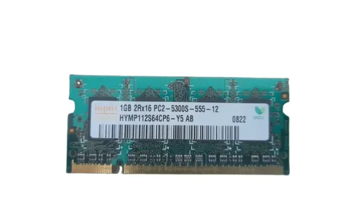 Memória notebook 1 GB ,marca Hynix e modelo PC2-5300S