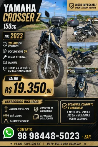 Crosser Z - XTZ 150 ano 2023