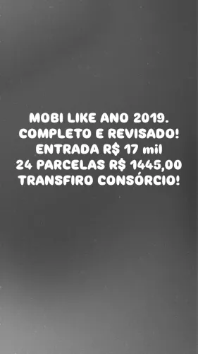 Fiat Mobi Like 1.0 Fire Flex 5P. 2019