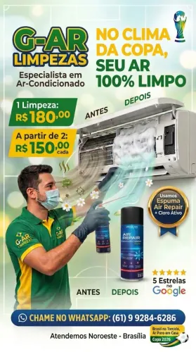 Limpeza de ar condicionado 