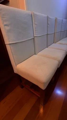 Jogo de Cadeiras acolchoadas para mesa de jantar