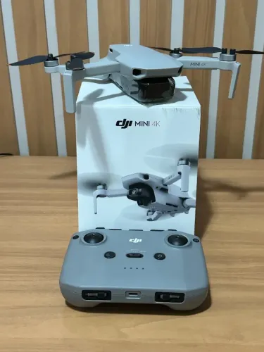 Drone DJI Mini 4K ? pouco uso, na caixa e completo