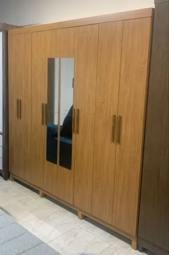 ROUPEIRO RUBI C/ESPELHO 8P NOVO DIRETO DA FÁBRICA 