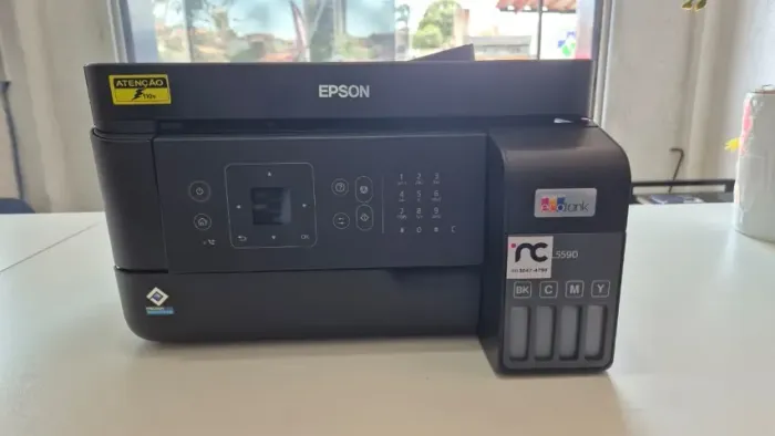 Impressora Multifuncional Epson Ecotank L5590 L5590 Wifi Adf Fax Ethernet