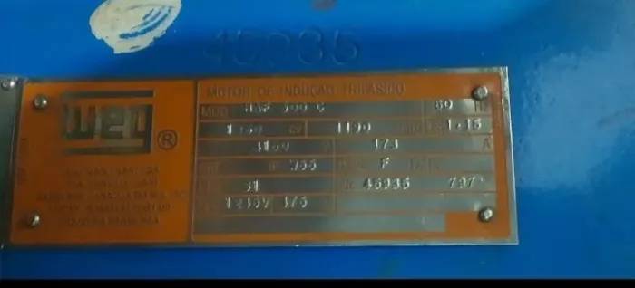 Motor Weg 1350cv 4160v