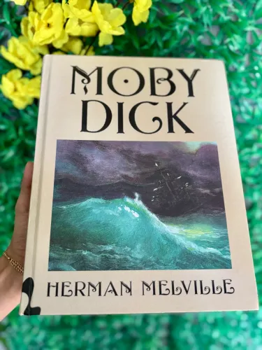Livro Moby Dick + 2 cards do livro ( Antofágica)