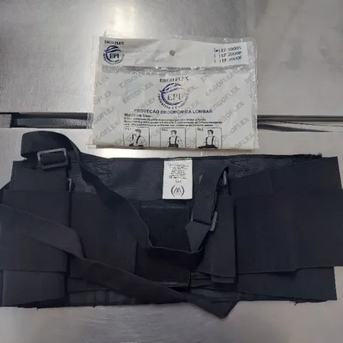Cinta Lombar Ergonômica Com Suspensório Protetor De Coluna