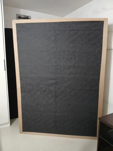 Vendo cama confortavel box casal plumatex molas ensacadas usada