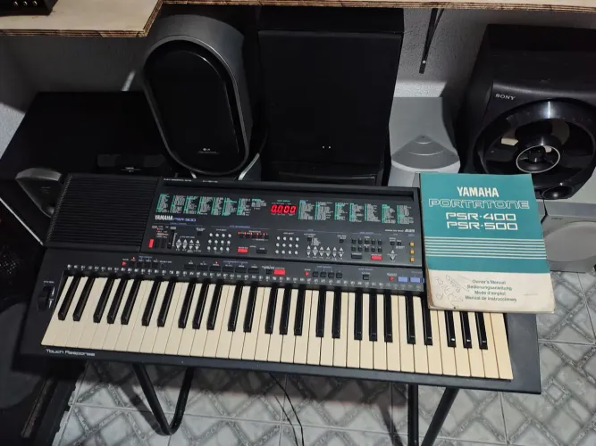 Teclado Yamaha PSR-500 excelente estado cim manual