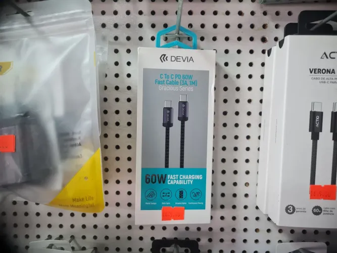Cabo USB-C para USB-C - Devia