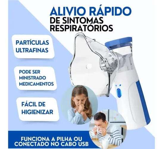Inalador / nebulizador silenciosos 