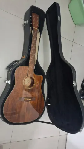Violão Fender CD-60CE All Mahogany + Case Fender Dreadnought (usados)