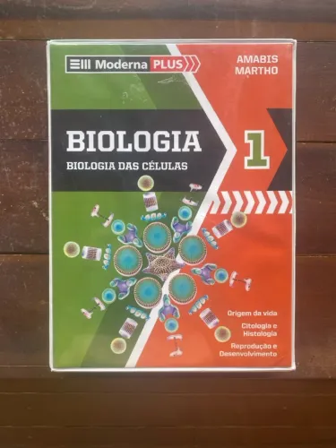 Coleção original - Biologia Amabis Martho (Box, vol 1, 2 e 3).