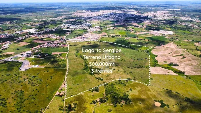 Grande Área para Loteamento em Lagarto/SE | Terreno Plano com 500.000 m² e Três Frentes de