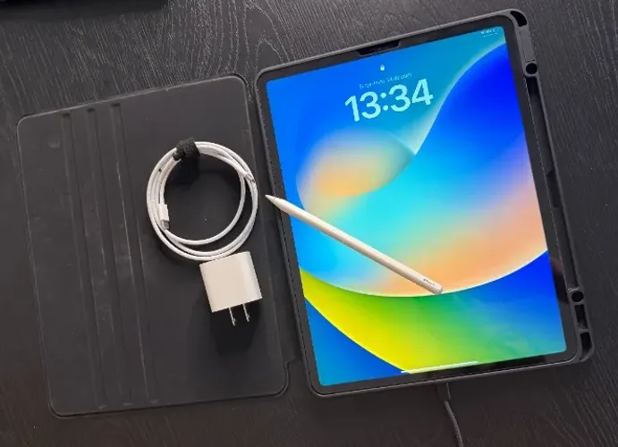 iPad Pro 12,9? 3ª Geração + Apple Pencil 2 + Capa | Completo | Alto desempenho