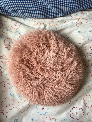 Cama para Pets Pequena Rosa (30cm) Felpuda