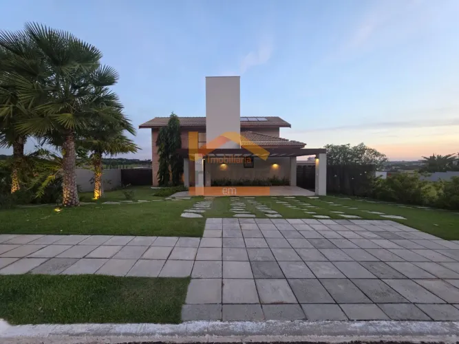 Casa de Luxo em Condomínio no Residencial Jardins da Cidade em Nova Odessa-SP: 5 Quartos, 
