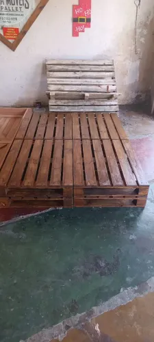 Cama de palete casal 