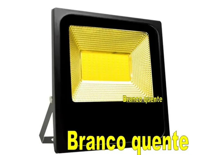 refletor de led 100w branco quente grande