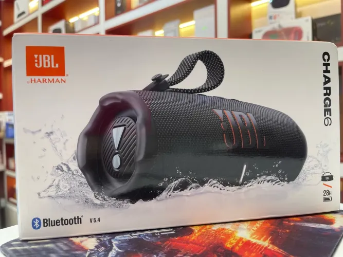 Caixa de som JBL charge 6 preto original 