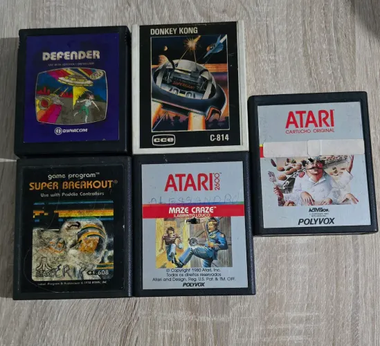 Donkey Kong, Maze Craze, defender, pressure cooker mais 1 para Atari 2600