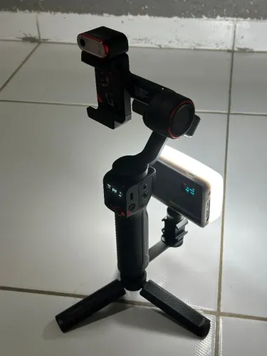 Vendo kit Gimbal, Led e adaptador de led