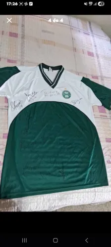 Camisa do Coritiba autografada elenco atual