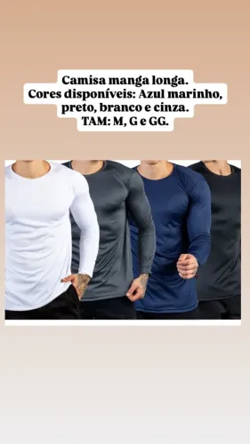 camisa manga longa unissex com proteção UV50