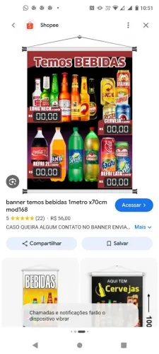 Vende se cerveja ? e refrigerante etc