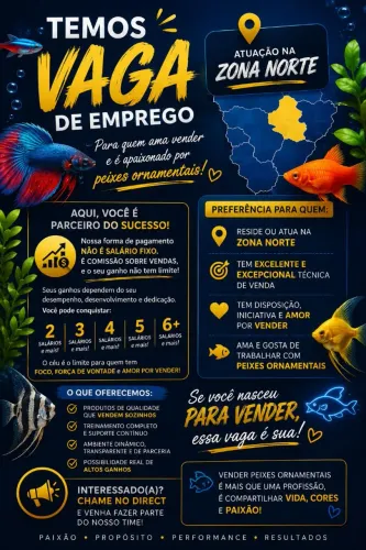 Vaga para quem tem geito de vender ? 