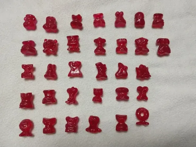 184 Geloucos diversas cores edição de 1997