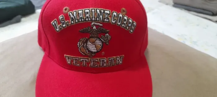 Boné US Marines Corps Veteran Original licenciado e producido pela US MARINE CORPS.