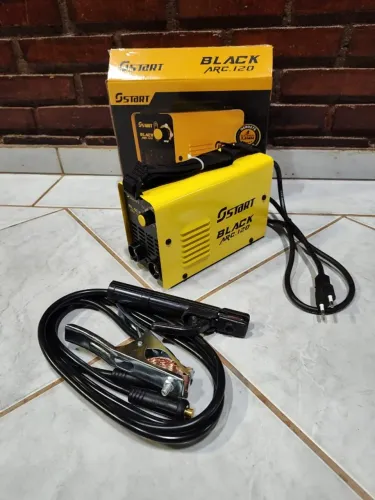 Máquina Solda Inversora 120a Profissional Mma Tig Portátil Amarelo 220v