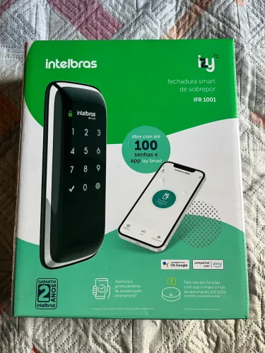 Fechadura Inteligente Intelbras IFR1001 - Conecta com celular / Alexa