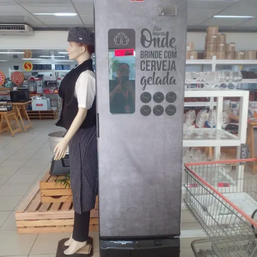 CERVEJEIRA VERTICAL DE 284 LITROS COM VISOR, DA MARCA FRICON, NOVA, PROMOÇÃO!!!!