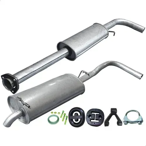 Kit Escapamento Abafador E Silencioso Gol G4 1.0 2005 A 2009