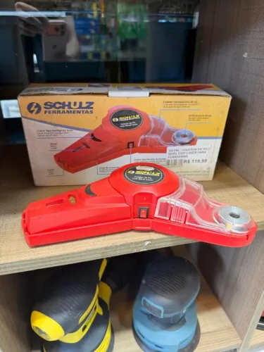 Coletor De Pó E Nivel Com Laser Para Furadeira Schulz