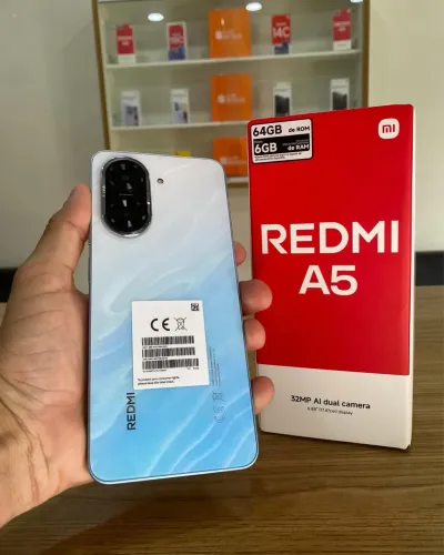 Redmi A 5 128/4GB lacrado, novo, com garantia. Parcelamos!