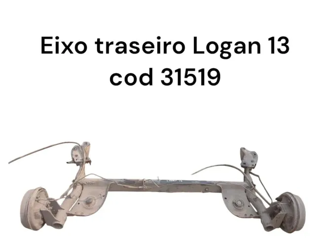 Eixo traseiro Logan 13 