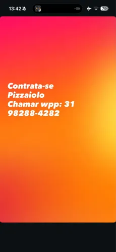 Contrato pizzaiolo