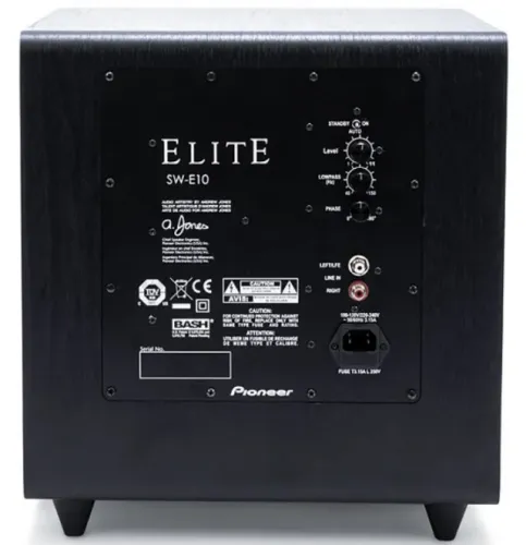 Subwoofer Pioneer Elite E10 Andrew Jones Dsp integrado.