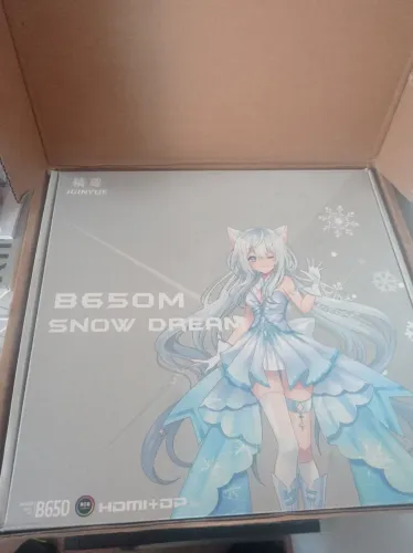 Placa mãe NOVA B650m Snow Dream AM5 DDR5
