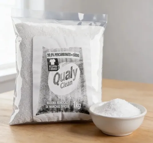 Percarbonato De Sódio 99,9% Puro - 1kg | Super Clareador E Tira-Manchas Oxigênio Ativo