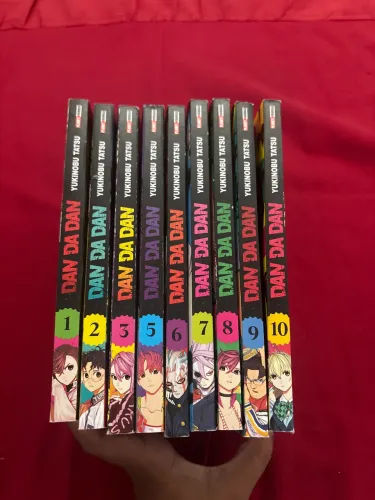 kit seminovo de Dan Da Dan Yukinobu Tatsu do 1 ao 10 (sem o volume 4)