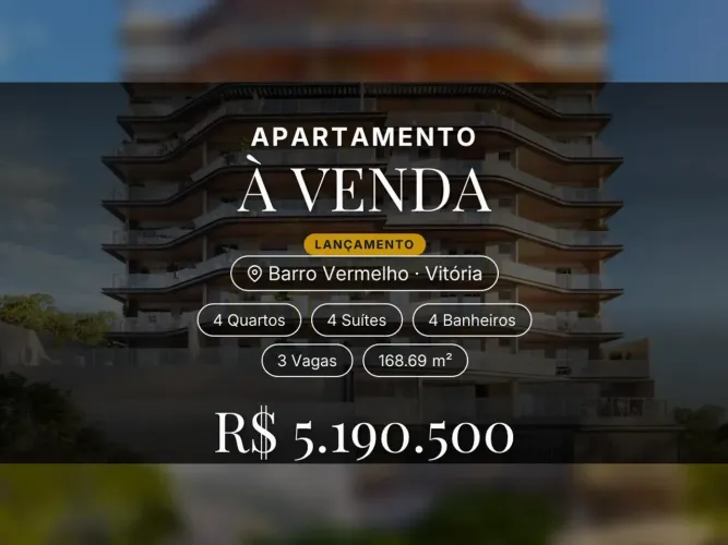 Seu novo lar em Barro Vermelho: Apartamento com varanda e vista deslumbrante