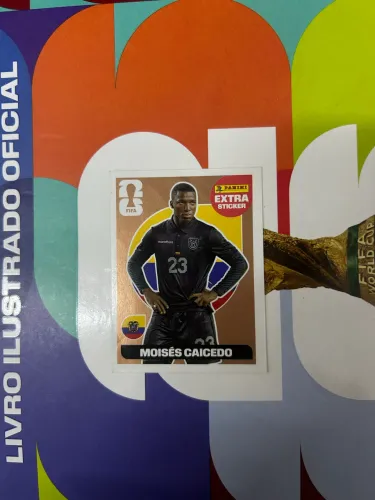 Figurinha bronze Moises Caicedo