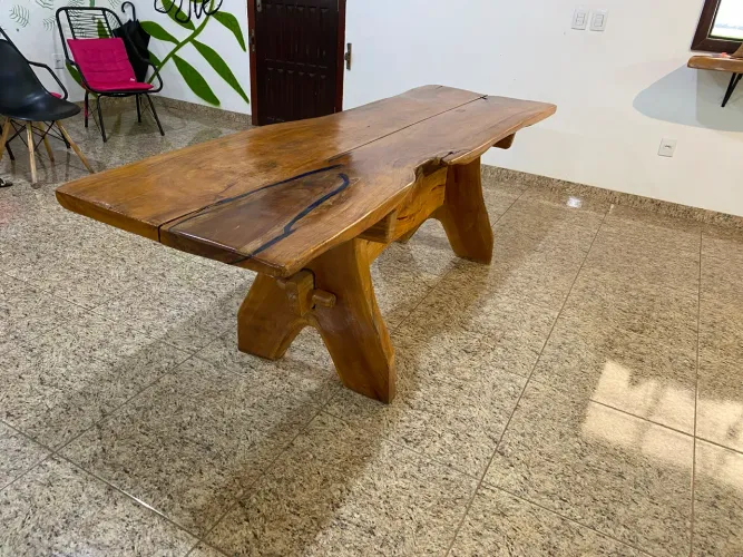 Mesa madeira natural