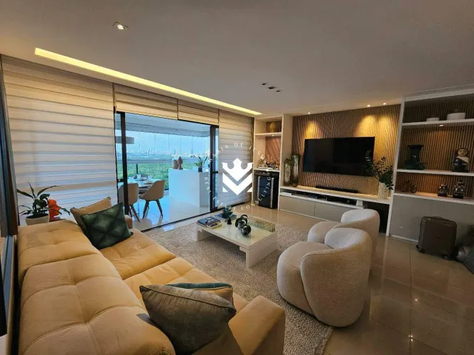 Apartamento com 170m² no Le Parc Recife | 4 suítes, varanda gourmet, Andar Alto e lazer in